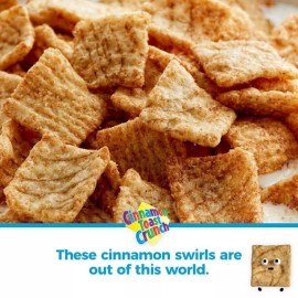 General Mills 2 Bag Box Cinnamon Toast Crunch Cereal 49.5 oz Large Size Box & Bags