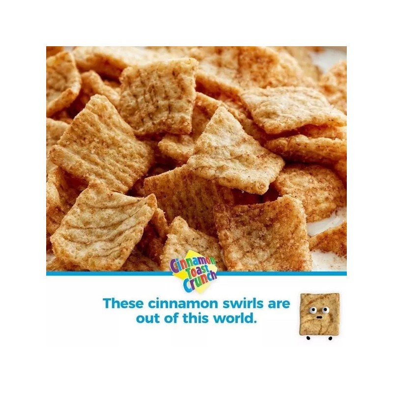 General Mills 2 Bag Box Cinnamon Toast Crunch Cereal 49.5