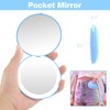 WOBSION LED Compact Mirror with 10X Magnification