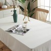 rismart Rectangle Tablecloth Table Cover Pom Pom Coffee Table Cloths
