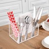 Utensil Holder Silverware Caddy Countertop Cutlery Organizer For Napkins Flatware