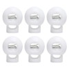 sourcing map 6pcs Plastic Cord Lock Stopper End Spring Stop