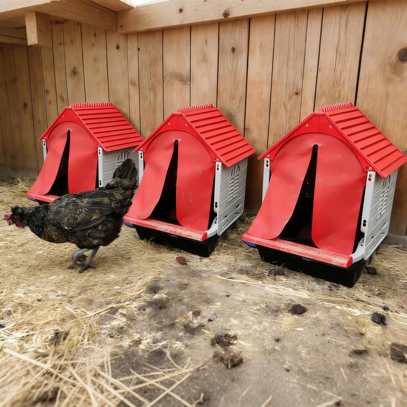 Difsight Roll Away Chicken Nesting Box, 13° Auto Egg Collection