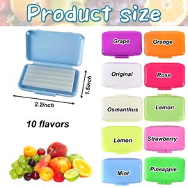 10 Boxes Dental Wax for Braces – Multicolor Orthodontic Relief Wax for Bracket & Wire Irritation, Portable & Unscented for Braces Care