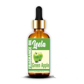 100% Pure Aromatherapy ,Bathing ,Handmade Soap Making, Beauty & Cosmetics Multipurpose Uses -30ml (Green Apple)