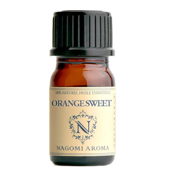 Orange Sweet 5ml Essential Oil Aroma Essential Oil Natural Nagomi AROMA Orange Sweet 0.2 fl oz (5 ml) AEAJ Certified Essential Oil Citrus sinensis