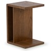 SAFAVIEH Couture Collection Kassia Medium Oak Brown C-Shaped Accent Table