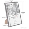 A4MARBLKNG Black Backloader A4 Certificate/Photo/Picture Frame Non Glass