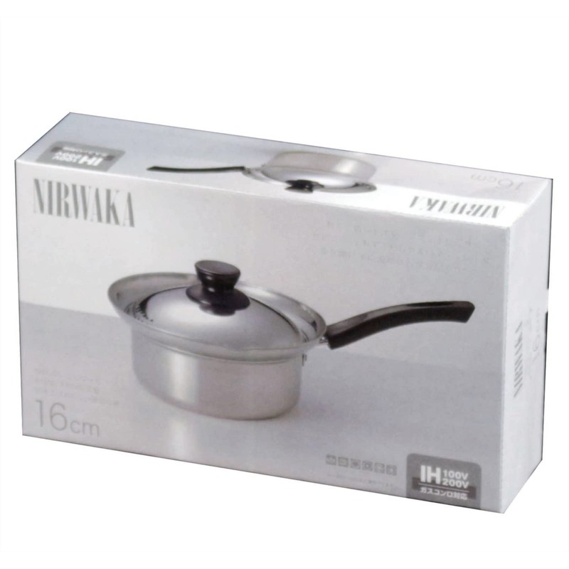 Kakusee NW-05 Nirwaka Single-Handled Pot, 6.3 inches (16 cm), Full
