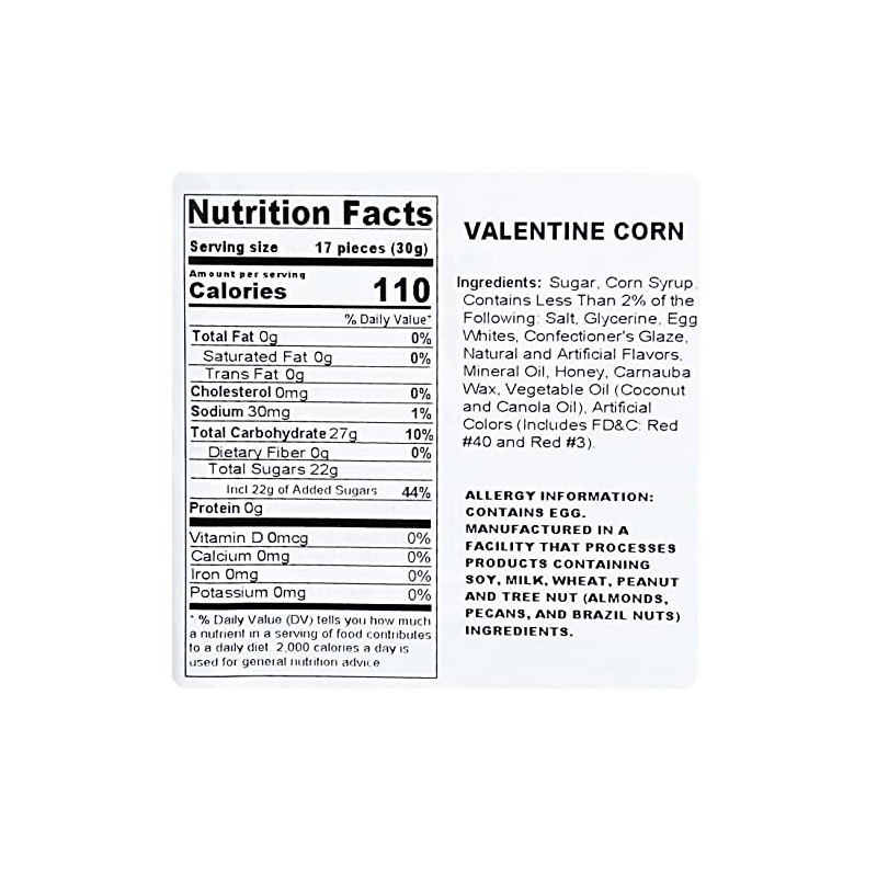 Fruidles Valentine's Candy Corn Holiday Treats, Fun & Festive Holiday
