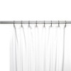 Carnation Home Fashions Premium Quality Vinyl Shower Curtain Liner-White