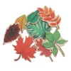 Wooden Leaf Shaped Puzzle Children Party Funny Jigsaw Puzzles Educational