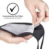 ONVAYA® Mouth and Nose Mask, Pack of 5, Black, White,
