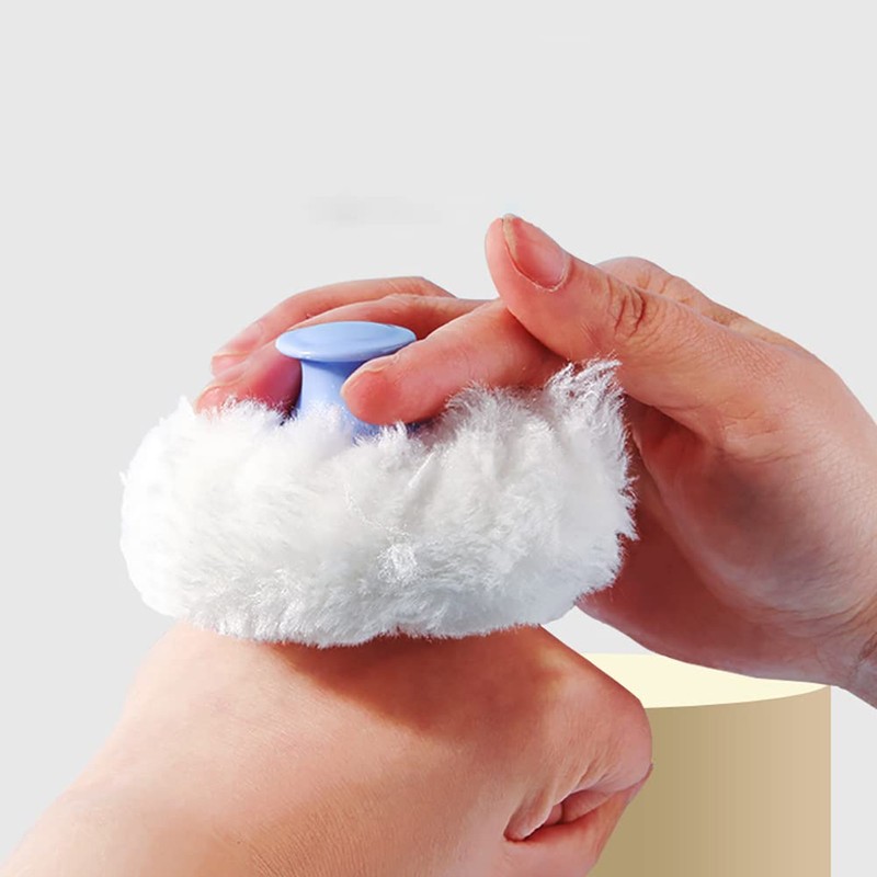 ccHuDE 2 Pcs Soft Body Powder Puff Large Round Cosmetic