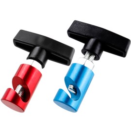 Bestgle 2 Pack Car Hood Lifting and Fixing Tool, Adjustable Car Hood Prop Struts Clamp Holder Automotive Hood Lift Supporting and Hold Down Kit, Hood Strut Support Rod for Cars Trunks