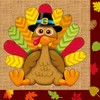Iconikal Paper Disposable Party Napkins, Dinner Size, Thanksgiving Silly Turkey,