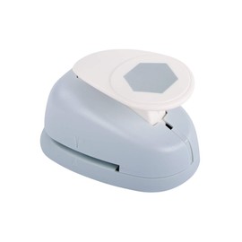 Rayher Paper Craft Punch with Hexagon Design, Lever Punch for Card Making and Scrapbooking, 3.81cm, 1 1/2", 69196000