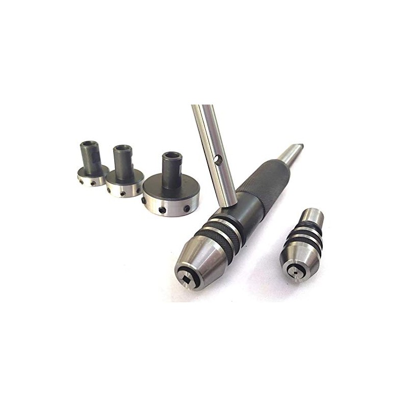 Buyohlic Tapping, Reaming & Threading Attachment Tailstock Die Holder Set