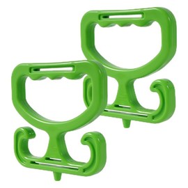 Weesdsio Weesdsio 2 Pack Grocery Bag Carrier, Grocery Bag Holder Shopping Bag Holder Each Holds Up to 80lbs Durable Heavy-Duty Shopping Bag Rack Comfortable Grip for Carrying Shopping Bags