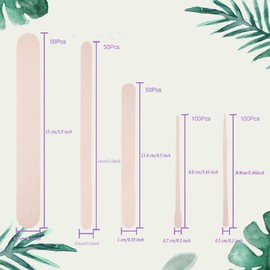 Wooden Spatula Waxing, Wooden Spatula, Wax Spatula, Pack of 350 Wooden Spatulas for Hair Removal, Wooden Spatula Hair Removal, Wooden Waxing Sticks, Spatula for Hair Removal, Small Wax Spatula, 5