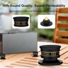 Monosaudio 4Pcs Speaker Spike Insulator Speaker Audio Insulator Aluminum Speaker