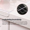 Acrylic Chopping Board Transparent Non Slip Cutting Board with Lip