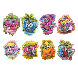 Sour Slaps 1-Pack Flavored Sour Candy Belts - Vegetarian, Deliciously Sour, Fresh & Chewy, 8 Mouth Watering Flavors - Snack, Sweet Candies Bonbon - Flavor: Pink Lemonade