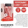 Doscher's Gourmet Hand Crafted Peppermint Candy Canes 5ct Box