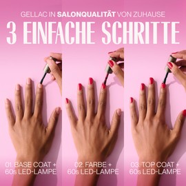 Pink Gellac Top Coat Gel UV 8ml - Lang Anhaltender UV Top Coat für 14 Tage Nägel in Salonqualität - Shellac Made in Holland - Glänzender und Farbloser Überlack
