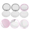 PACKOVE 3pcs Travel Powder Puff Holder Case with Soft Flocked