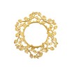 Godinger Gold Charger, Leaf Design, Set of 2, 14X14