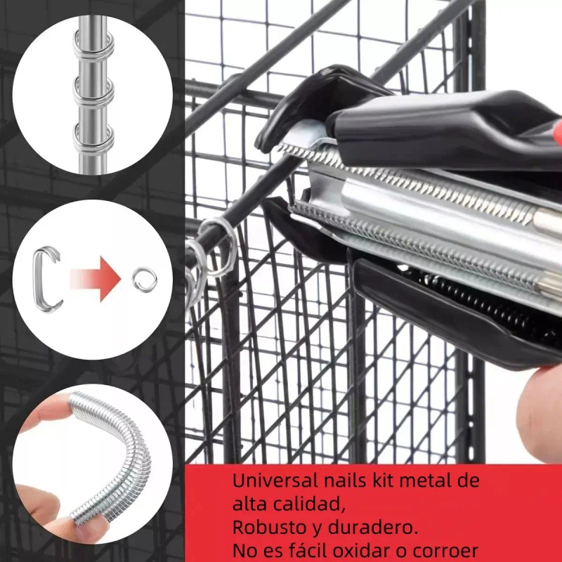 Alicates Savefree para Anillos de Cerdo con Clips en C