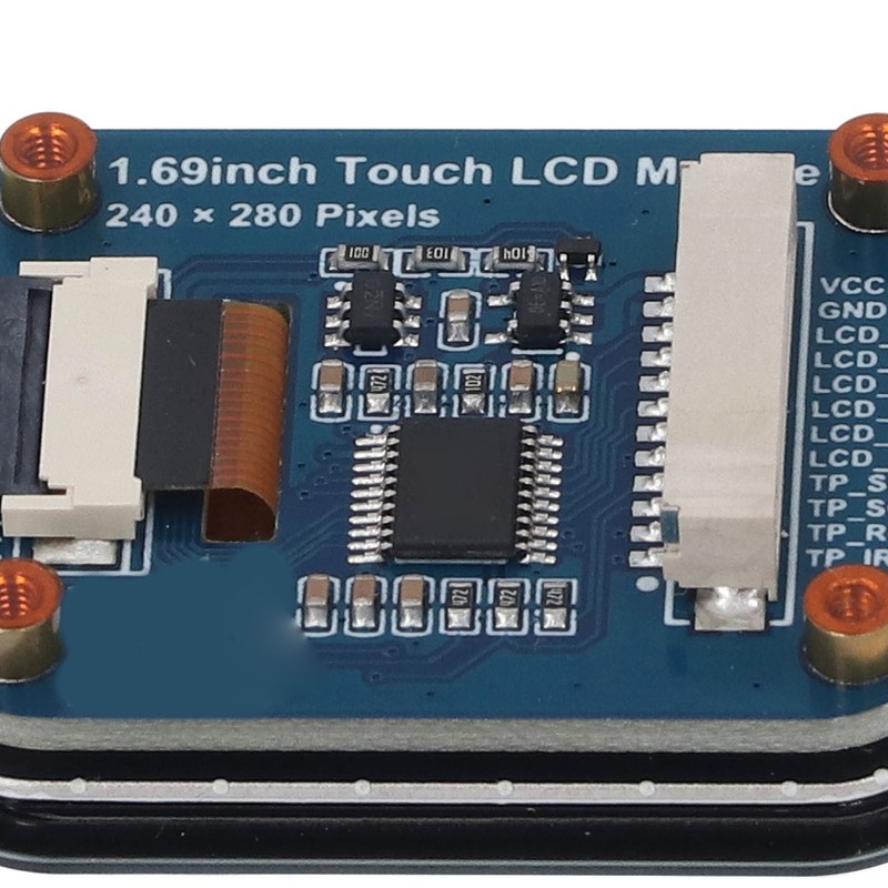 1.69 Inch Round LCD Display Module 240x280 SPI I2C Interface
