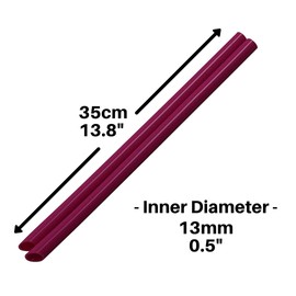 Pink Vocal Tubes for Speech Therapy and Singing Therapy Straws for Vocal Health - Set of 2 Silicone Tubes for water resistant Voice Therapy and Tube Phonation Singing exercises and singing training