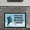 "Wenn ich Nicht aufmache, Bin ich beim Eishockey Doormat, XL,