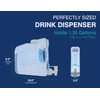 Arrow Home Products Oasis Drink Dispenser for Fridge, 1.25 Gallon
