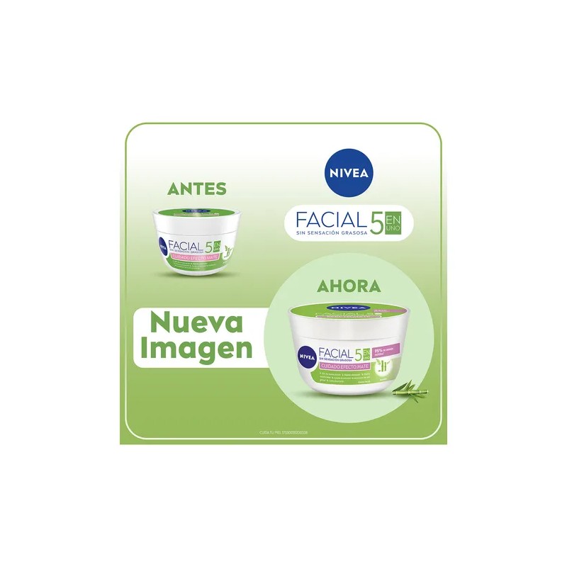 Crema Facial Hidratante NIVEA 5 En 1 Efecto Mate 200ml