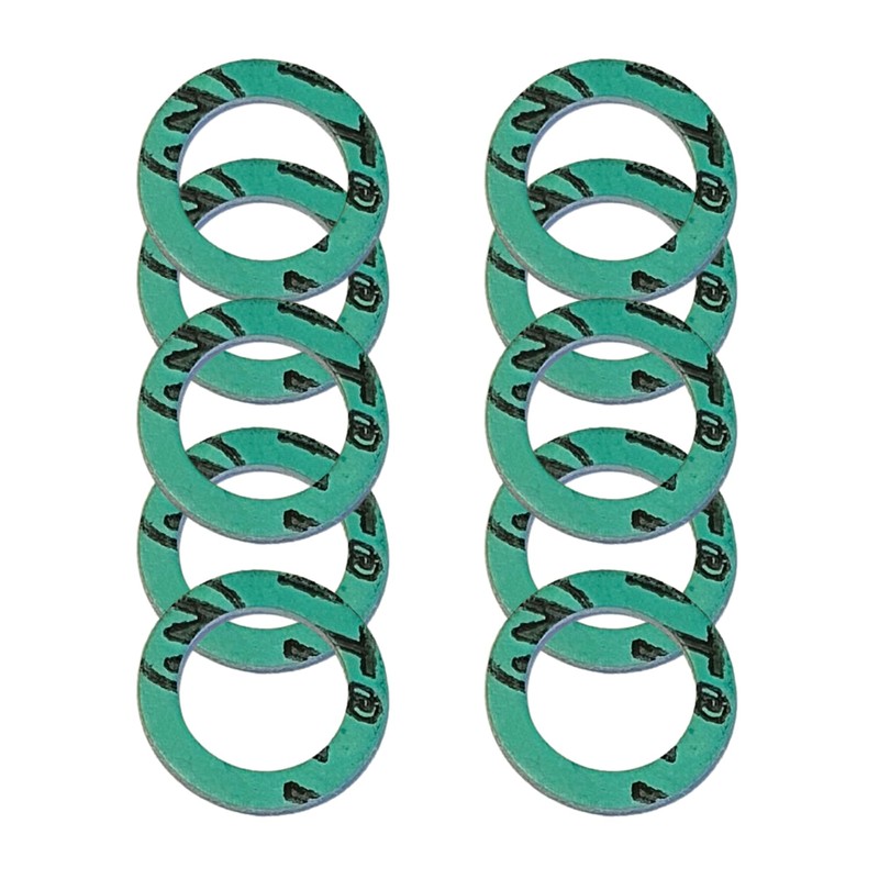 High Temperature Green Fibre Washer 1" - Pack of 10