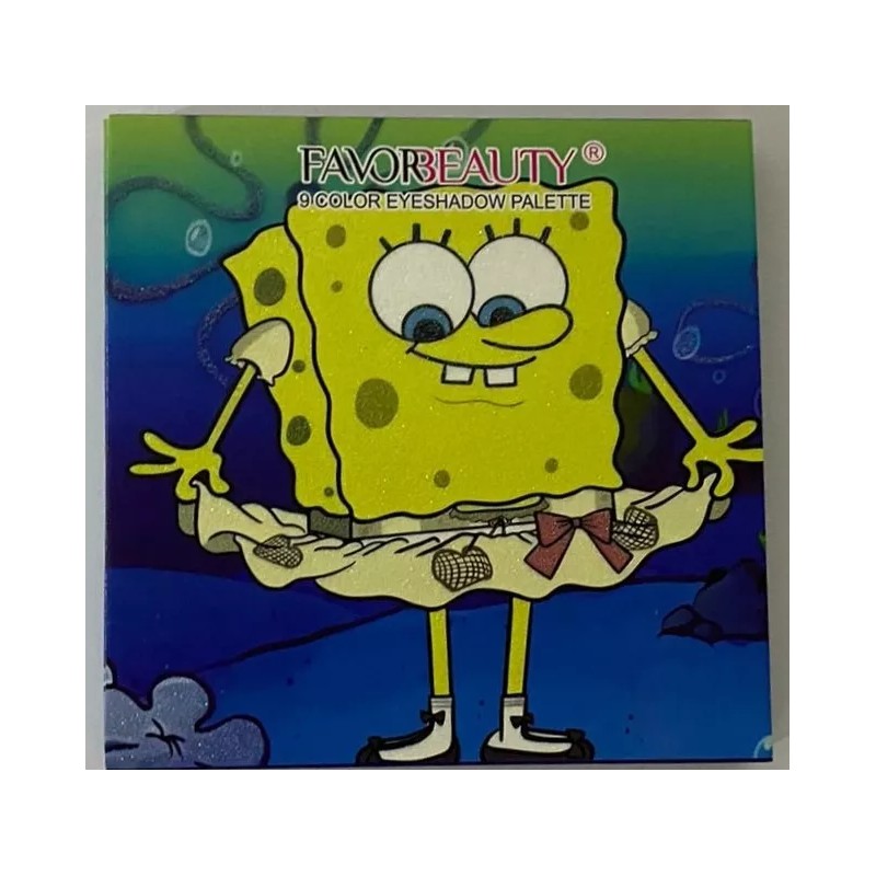 Favorbeauty Paleta De Sombras Bob Esponja