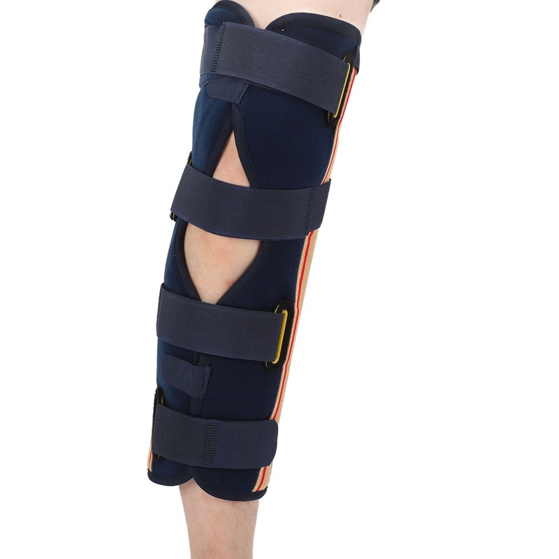 Knee Joint Fixation Support Adjustable Comfortable Knee Fracture Protector for