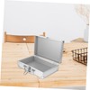 TEHAUX Aluminum Alloy Storage Box Portable Briefcase for Tools Documents