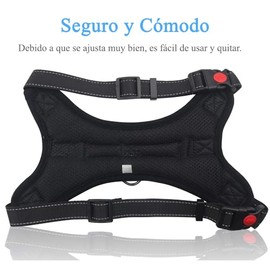 Arnes para Perro Grande Mediana y Pequeño Pechera para Perro con 1.5m Correa y Arneses Pechera Ajustable Reflectante Transpirable para Caminar Viajar Entrenar Perros Accesorios (Camo, M)
