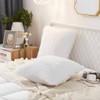 Uhamho Set of 2 Faux Fur Throw Pillow Covers Soft