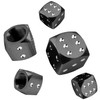 EKIND Bicycle Valve Dice (Pack of 5, Black)