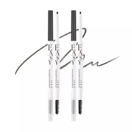 Ippkeun 입큰 아이브로우 펜슬 워터프루프 이지드로잉 슬림 X2 [4호 애쉬 브라운] Ipkn Eyebrow Pencil Waterproof Easy Drawing Slim X2 [No. 4 Ash Brown]