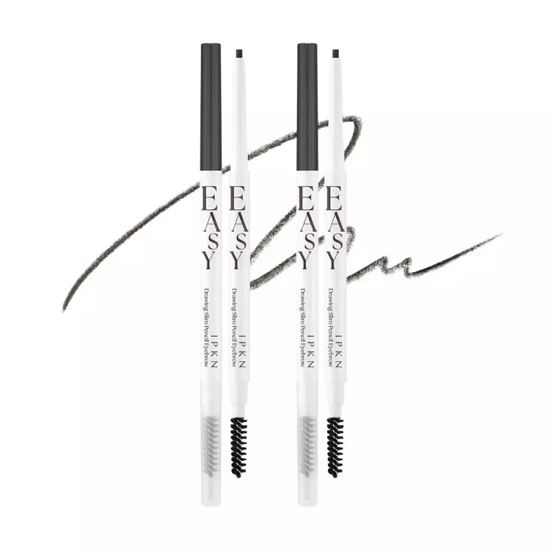 Ippkeun 입큰 아이브로우 펜슬 워터프루프 이지드로잉 슬림 X2 [4호 애쉬
