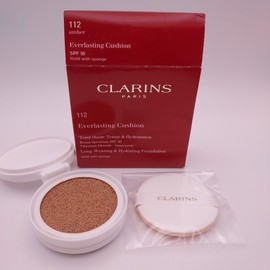 Clarins Everlasting Cushion Foundation REFILL 112 AMBER SPF 50 Sealed