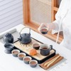 ICHAG Japanese & Chinese Tea Set, Adults' Portable Gongfu Tea