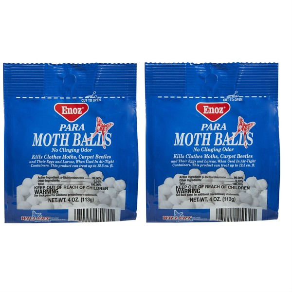 Enoz Moth Balls for Insects, 2 Pk