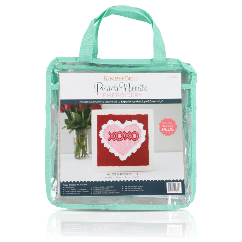 Kimberbell Punch Needle Kit - Hugs & Kisses – Complete
